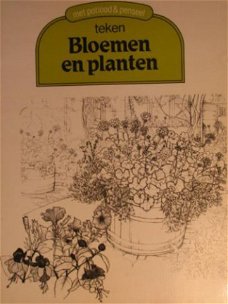 Teken Bloemen en Planten, met potlood en penseel