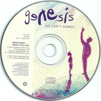 CD - Genesis - We can't dance - 1