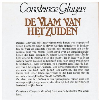 Constance Gluyas = De vlam van het zuiden - 2