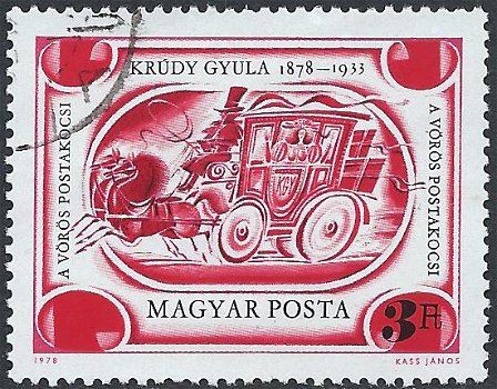 Postzegels Hongarije - 1978 - Gyula Krúdy (3) - 1