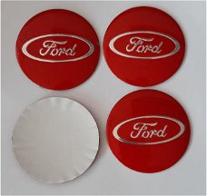 Ford Naafdoppen "Rood" 56mm