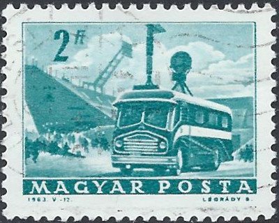 Postzegels Hongarije - 1963 - Vervoermiddelen (2) - 1