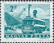 Postzegels Hongarije - 1963 - Vervoermiddelen (2)