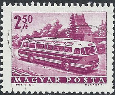Postzegels Hongarije - 1963 - Vervoermiddelen (2.50) - 1
