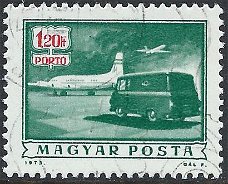 Postzegels Hongarije - 1973 - Vervoermiddelen (1.20)