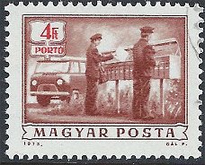 Postzegels Hongarije - 1973 - Vervoermiddelen (4)
