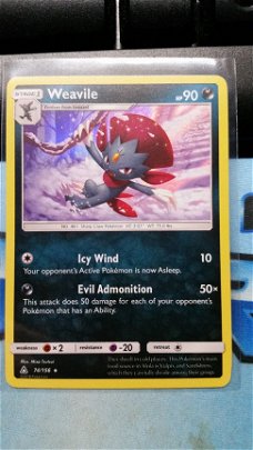 Weavile  74/156 Holo Ultra Prism