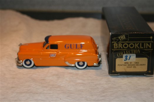 Pontiac Sedan Delivery Gulf Oil 1/43 Brooklin - 4