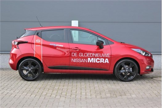 Nissan Micra - 1.0 IG-T N-Sport | Leder/Alcantara | Ext. Pack Carbon | 17'' Velgen | Navigatie | Cam - 1