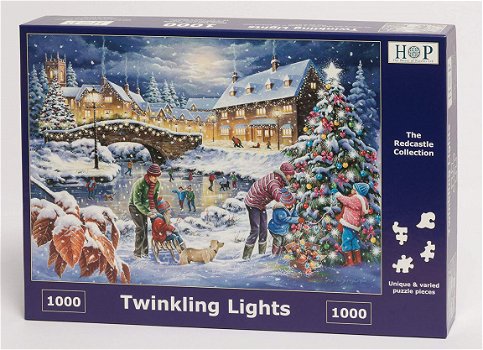 House of Puzzles - Twinkling Lights - 1000 Stukjes Nieuw - 2