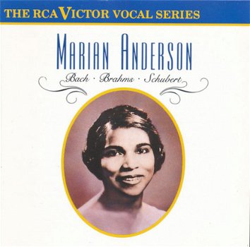 Marian Anderson ‎– Marian Anderson Sings Bach, Brahms, Schubert (CD) - 1