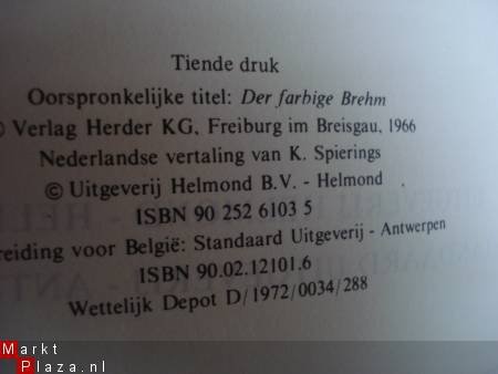 Brehms Dierenleven in kleuren, tiende druk 1966 - 1