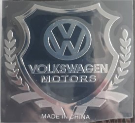 3D Auto Sticker voor VW - 1