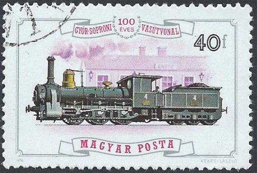 Postzegels Hongarije - 1976 - Spoorlijn Győr-Sopron (40) - 1