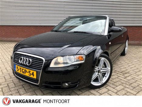 Audi A4 Cabriolet - 3.0 TDI quattro S-Line AWD Automaat/Leder/Navi/Stoelverwarming - 1