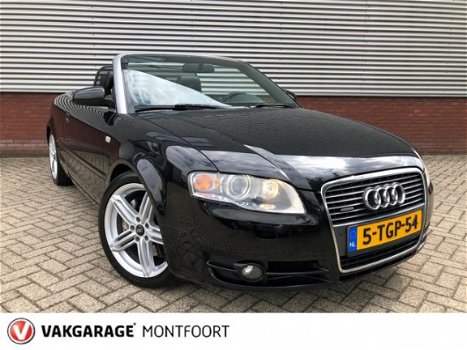 Audi A4 Cabriolet - 3.0 TDI quattro S-Line AWD Automaat/Leder/Navi/Stoelverwarming - 1