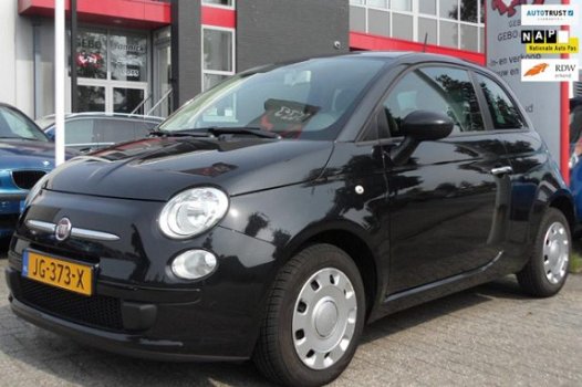 Fiat 500 - 1.2 Lounge Airco 40.000Km NAP Zwart Nieuw APK Nette Auto - 1