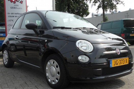 Fiat 500 - 1.2 Lounge Airco 40.000Km NAP Zwart Nieuw APK Nette Auto - 1