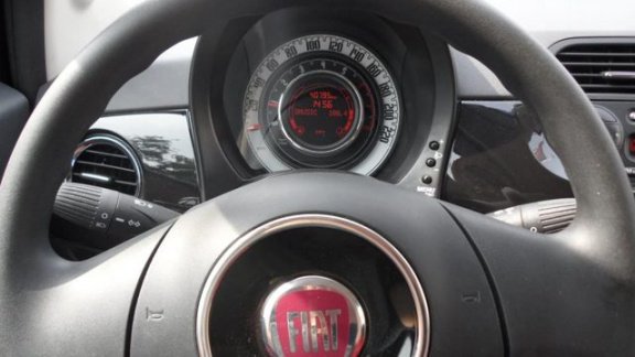 Fiat 500 - 1.2 Lounge Airco 40.000Km NAP Zwart Nieuw APK Nette Auto - 1