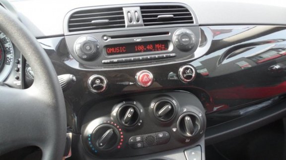 Fiat 500 - 1.2 Lounge Airco 40.000Km NAP Zwart Nieuw APK Nette Auto - 1