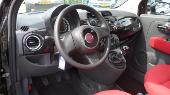 Fiat 500 - 1.2 Lounge Airco 40.000Km NAP Zwart Nieuw APK Nette Auto - 1