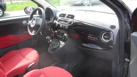 Fiat 500 - 1.2 Lounge Airco 40.000Km NAP Zwart Nieuw APK Nette Auto - 1