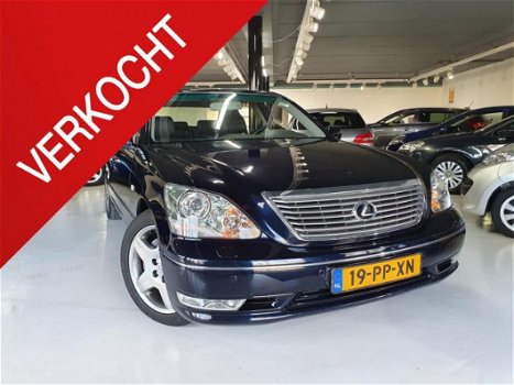 Lexus LS - 430 President €750, - EINDEJAARS KORTING MASSAGE KOELKAST LEDER XENON SOFTCLOSE CAMERA EL - 1