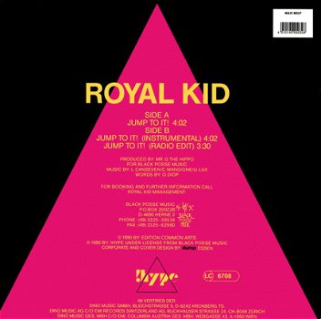 Maxi Single Royal Kid - Jump to it - 2