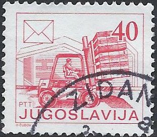 Postzegels Joegoslavië - 1986 - Posterijen (40) - 1