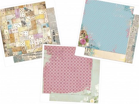 KIT Bo Bunny C'est La Vie vintage incl. verzending - 4