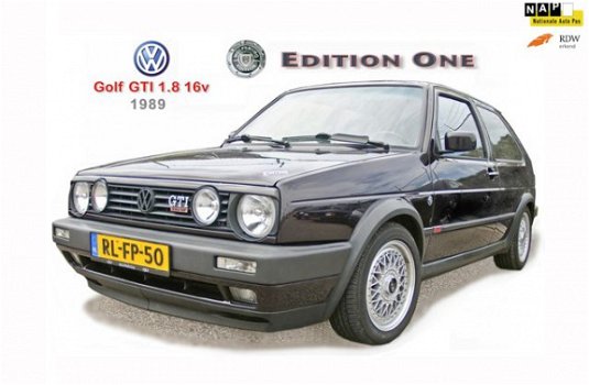 Volkswagen Golf - 1.8-16V GTI Inj. Wolfsburg Edition One - 1