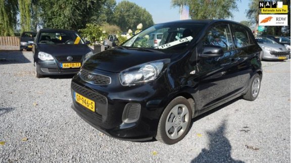 Kia Picanto - 1.0 CVVT ComfortLine LPG 5deurs met airco el-ramen stuurbk nieuw-model. 88euro p-3mnd - 1