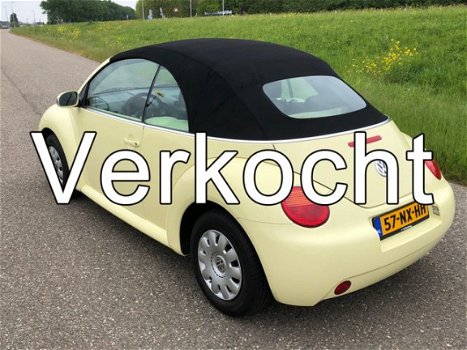 Volkswagen New Beetle Cabriolet - 1.6 Origineel Nederlands / Onderhoudshistorie / Airconditioning - 1