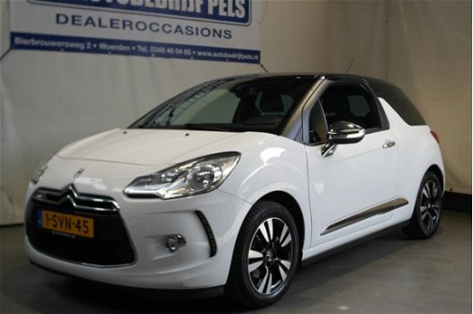 Citroën DS3 - 1.6 So Chic in Black Clima, Leder, Stoelverw, Pdc, Zwarte hemel, Lm velgen, Enz PRIJS - 1