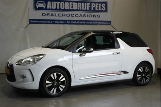 Citroën DS3 - 1.6 So Chic in Black Clima, Leder, Stoelverw, Pdc, Zwarte hemel, Lm velgen, Enz PRIJS - 1