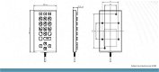 PrehKeyTec SIK 21 Rugged Silicone Keypad - 5 - Thumbnail
