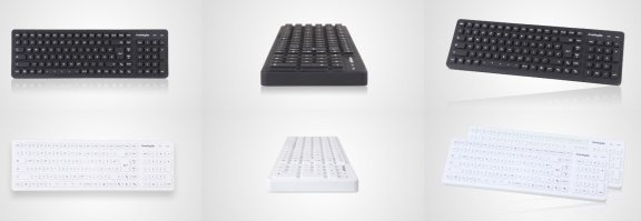 PrehKeyTec SIK 2500 Illuminated silicone keyboard for the industry - 3