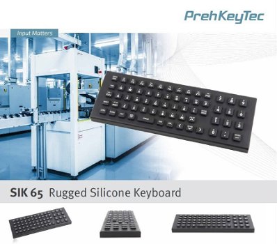PrehKeyTec SIK 65 Rugged Silicone Keyboard - 0
