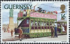 Postzegels Guernsey - 1992 - Trams (16)