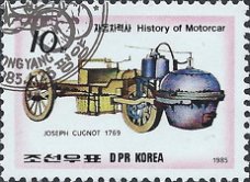 Postzegels Noord Korea - 1985 - Historische Auto's (10)