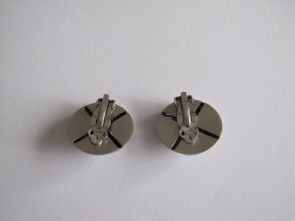 Zilveren oorbellen knoopmodel 2.2 cm - Afbeelding 5