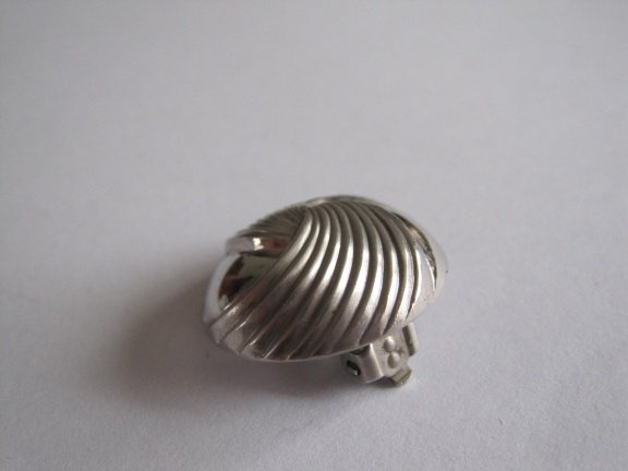 Zilveren oorbellen knoopmodel 2.2 cm - Afbeelding 7