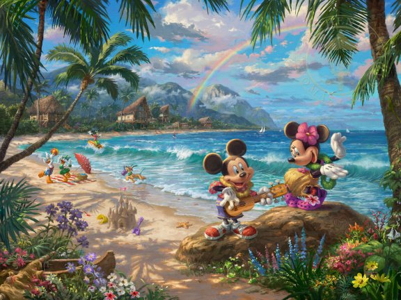 Ceaco - Mickey and Minnie on Hawaii - 750 Stukjes Nieuw - nr. 1