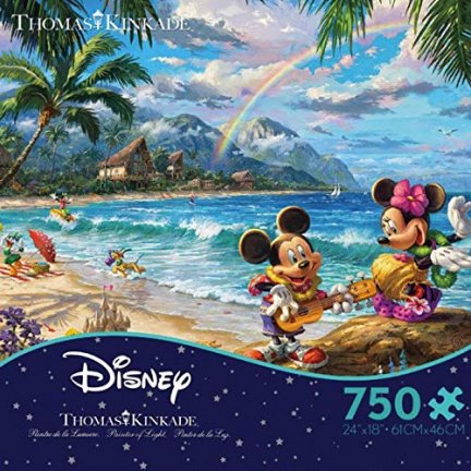 Ceaco - Mickey and Minnie on Hawaii - 750 Stukjes Nieuw - Afbeelding 2
