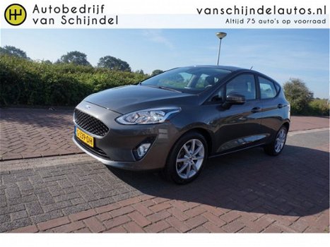 Ford Fiesta - 1.0 EcoBoost 100pk Titanium AUTOMAAT 1E EIG NAVI CRUISECONTROL PARKEERSENSOREN BLUETOO - 1