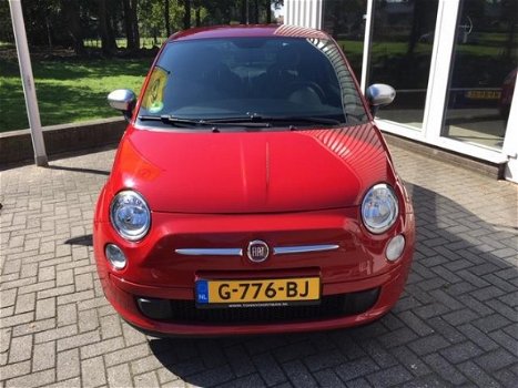 Fiat 500 - 1.2 Lounge Black Edition, eerste eigenaar, fraai interieur, zwarte hemel, All Season band - 1