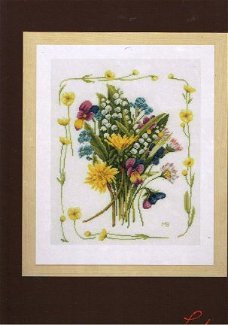 AANBIEDING MARJOLEIN BASTIN BORDUURPAKKET ,BOUQUET OF FIELD FLOWERS 125