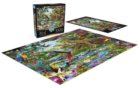 Buffalo Games - Leopard Jungle - 1000 Stukjes Nieuw - Afbeelding 3