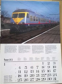 50 foto's van treinen kalender 93 / 95 / 96 / 97 / 99 - 1