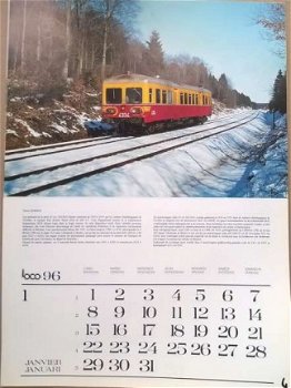 50 foto's van treinen kalender 93 / 95 / 96 / 97 / 99 - 3